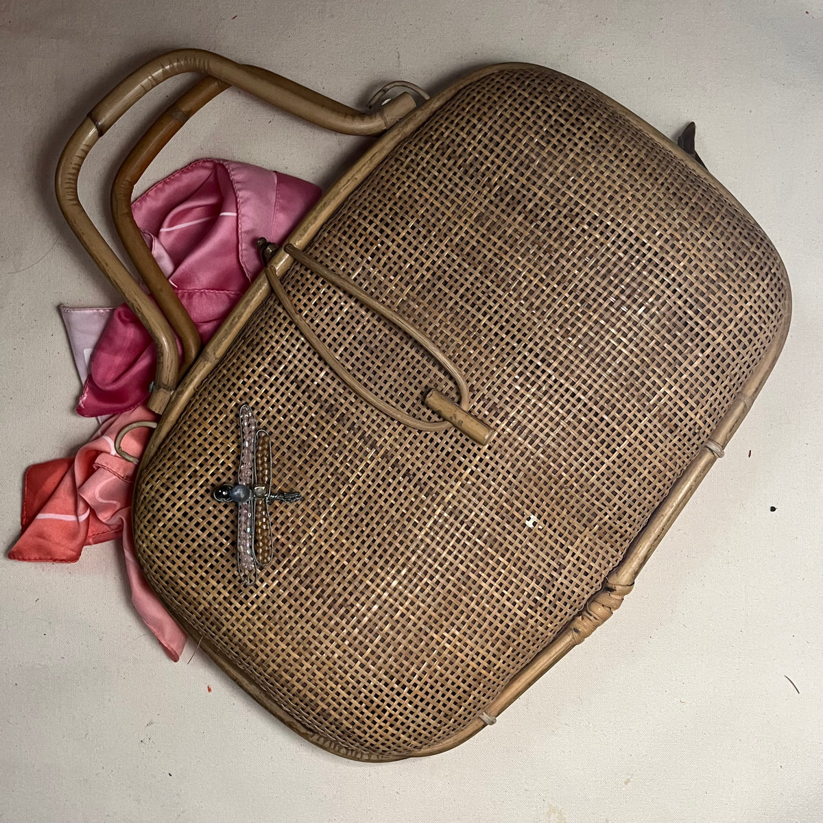 Bolso de ratán