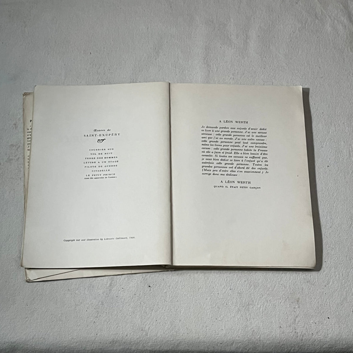 Le Petit Prince, Gallimard