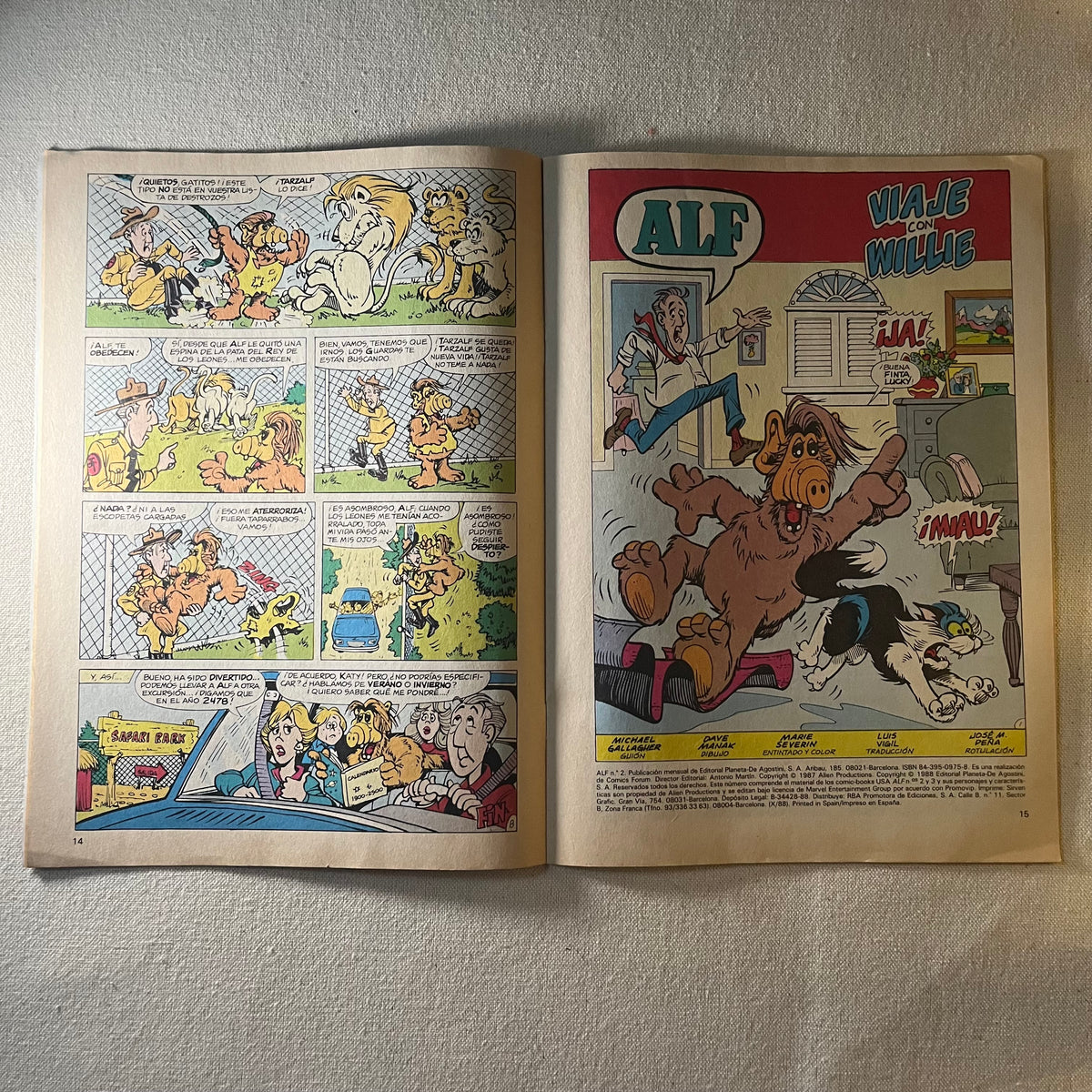 Cómic ALF nº 2